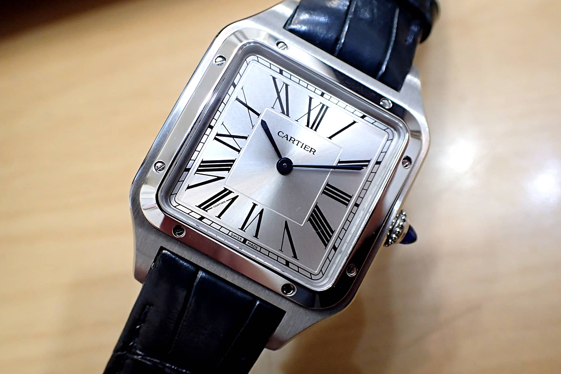 中古品A【Cartier】カルティエ サントス・デュモン LM クォーツ Ref