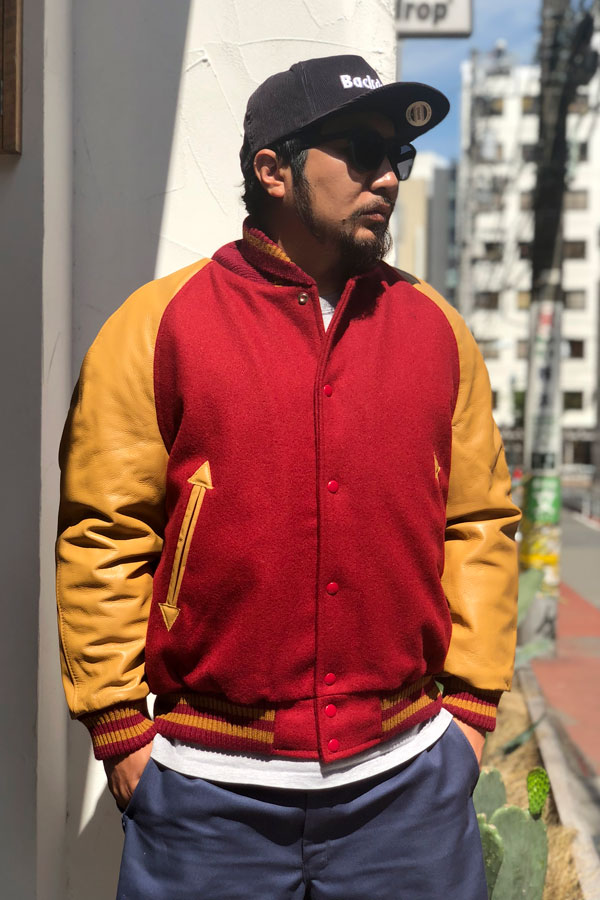 HEWITT x BACKDROP】(バックドロップ別注) STADIUM JACKET RAGLAN