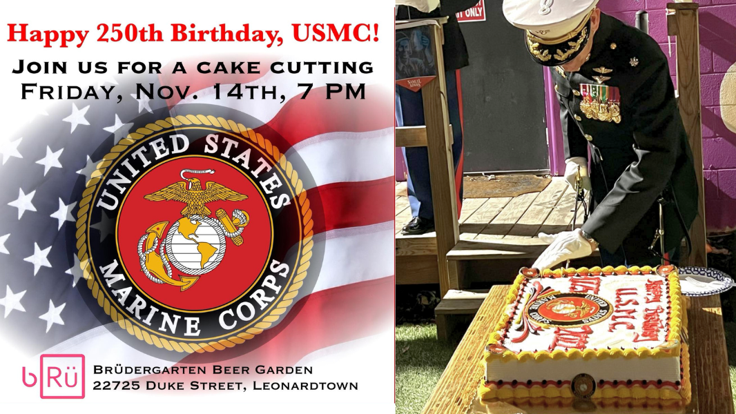 Celebrate 250 Years Of The Marine Corps At Brüdergarten In