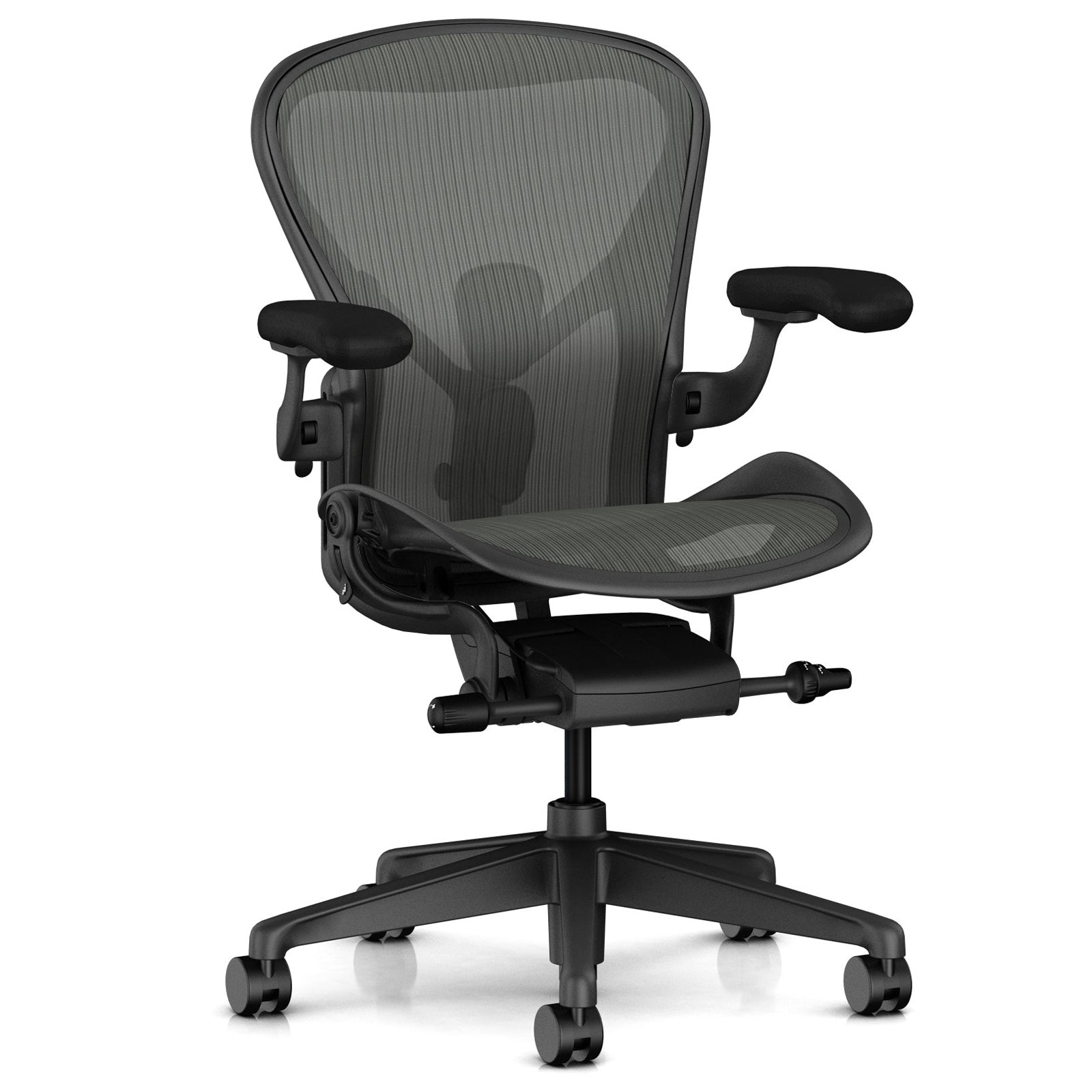 ハーマンミラー アーロンチェア Bサイズ グラファイト | ハーマン