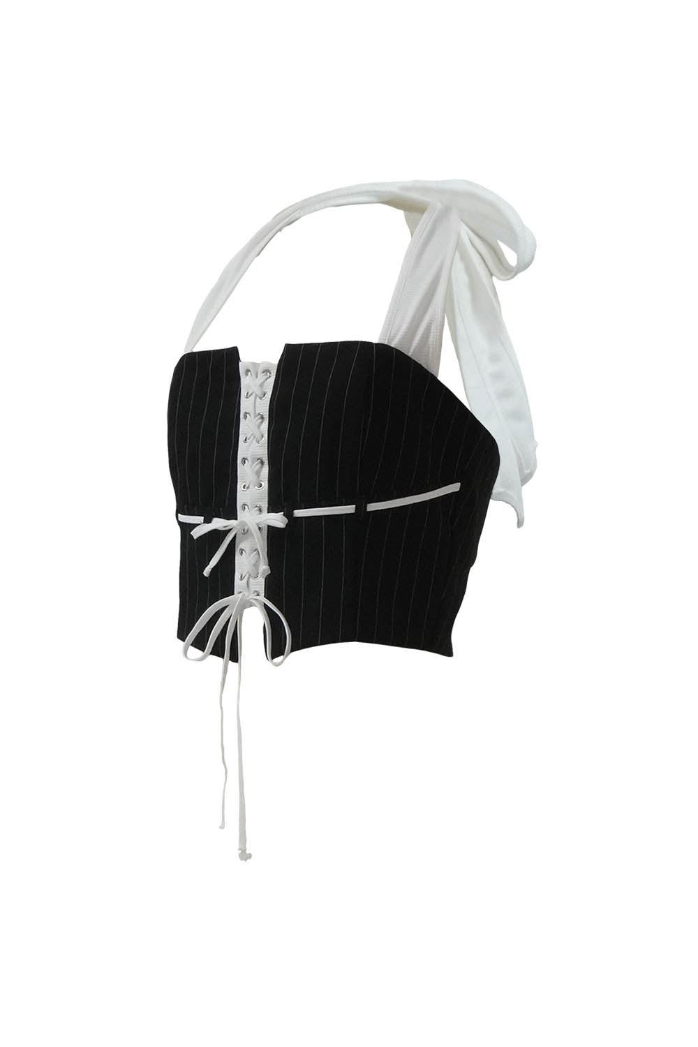 THEREDTHREAD / ザレッドスレッド】S lace up halter tops