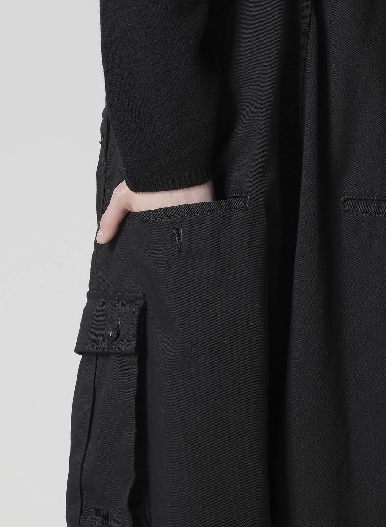 BLACK SCANDAL KATSURAGI WORK OVERALLS – THE SHOP YOHJI YAMAMOTO