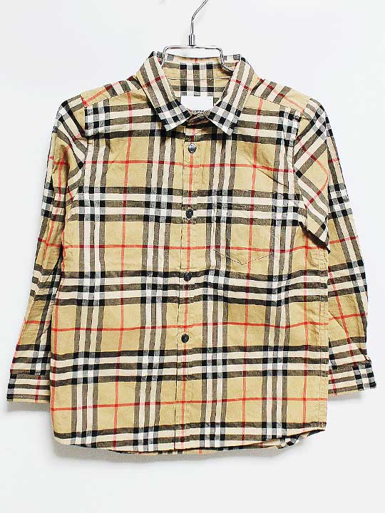 楽天市場】バーバリー チェックシャツ（キッズ・ベビー・マタニティ