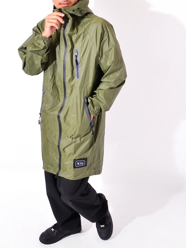 KiU キウ レインコート レディース メンズ おしゃれ かわいい 防水 撥