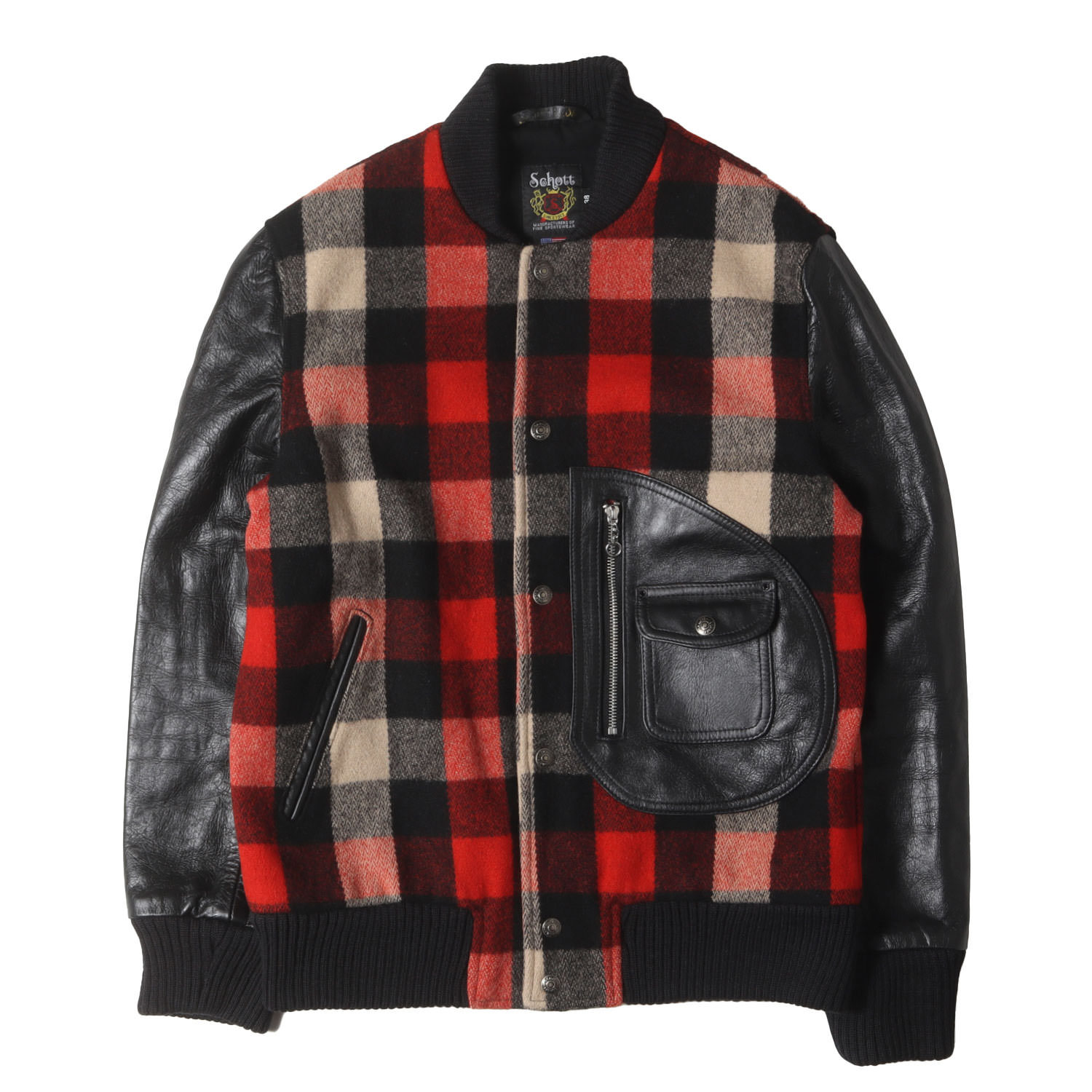 楽天市場】schott dポケット スタジャンの通販