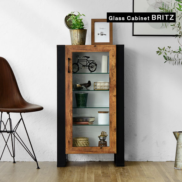 楽天市場】ガラスキャビネット アンティークの通販