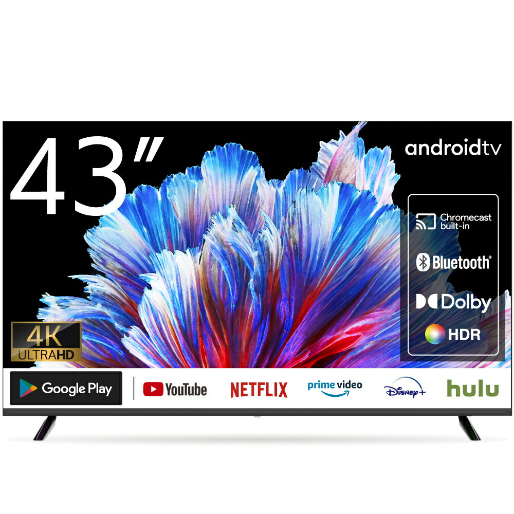 楽天市場】テレビ 43 スマートの通販