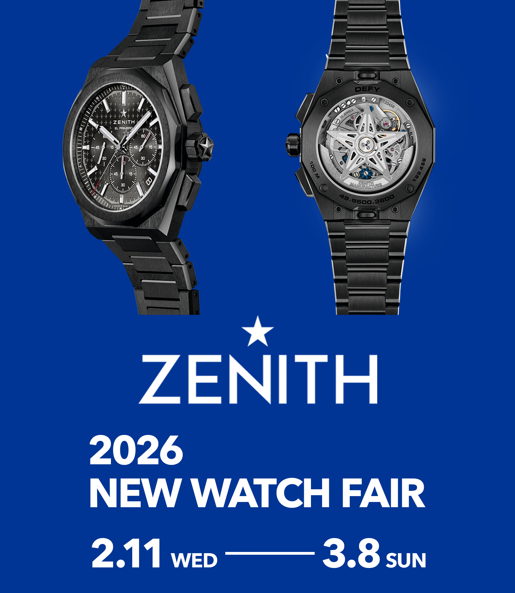 ZENITH 2026 NEW WATCH FAIR