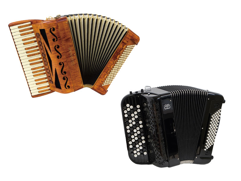アコーディオンの種類 | トンボ楽器製作所