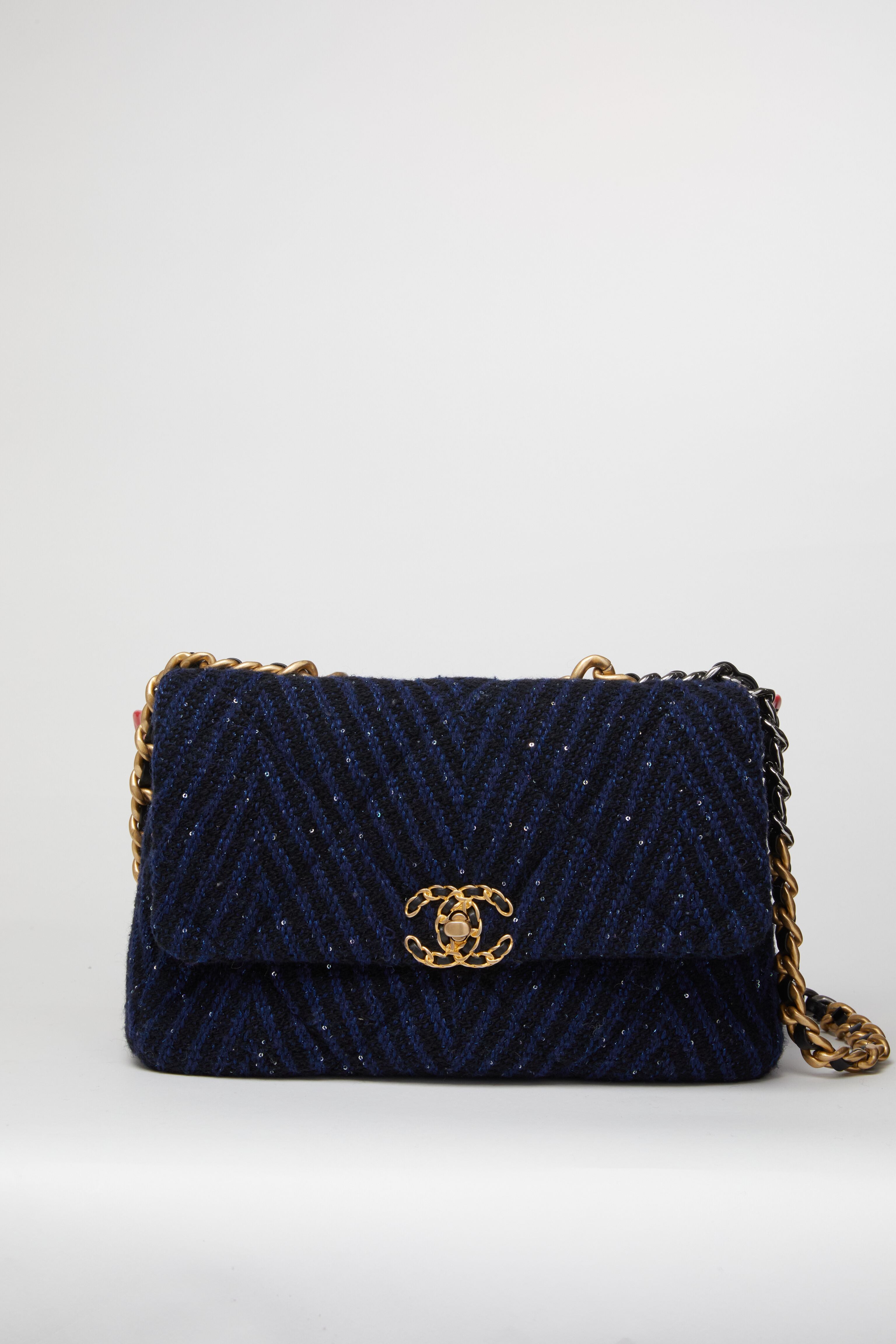 Chanel Navy Tweed 19 Bag | Tuckernuck Archive Collection