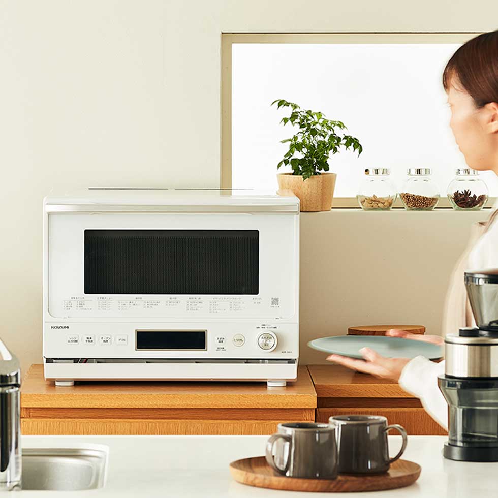 楽天市場】オーブンレンジ 電子レンジ 26L フラットテーブル コイズミ