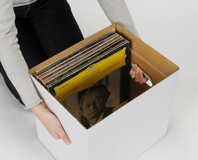楽天市場】LP用蓋付きBOXセット 白 5箱セット（LP用 12インチレコード