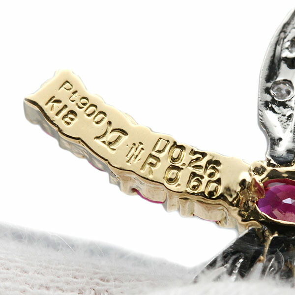 楽天市場】石川暢子 NOBUKO ISHIKAWA K18YG/プラチナ トンボモチーフ