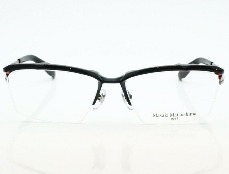 楽天市場】レンズつき マサキマツシマ メガネ MF-1302 4 ブラック