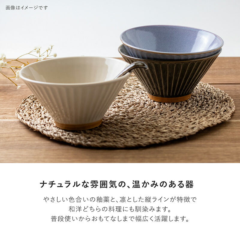 楽天市場】みのる陶器【shino(シノ)】180丼 (Φ18.0×H9.0cm) グレー