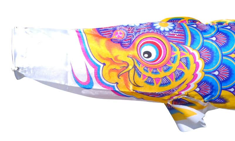 たかよページ 【徳川作・金銀宝船鯉】鯉のぼり 5枚セット 未使用 】金