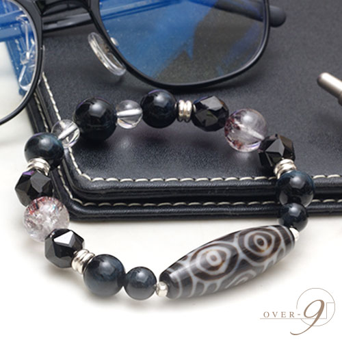 龍眼天珠紐ブレス　純銀シルバー 最高のパワー権力 金運財運 魔除け 幸福呼ぶ❣️ 楽天市場】天然石、天珠の専門店Over-9[運気で選ぶ…厄除け、魔除け祈願]