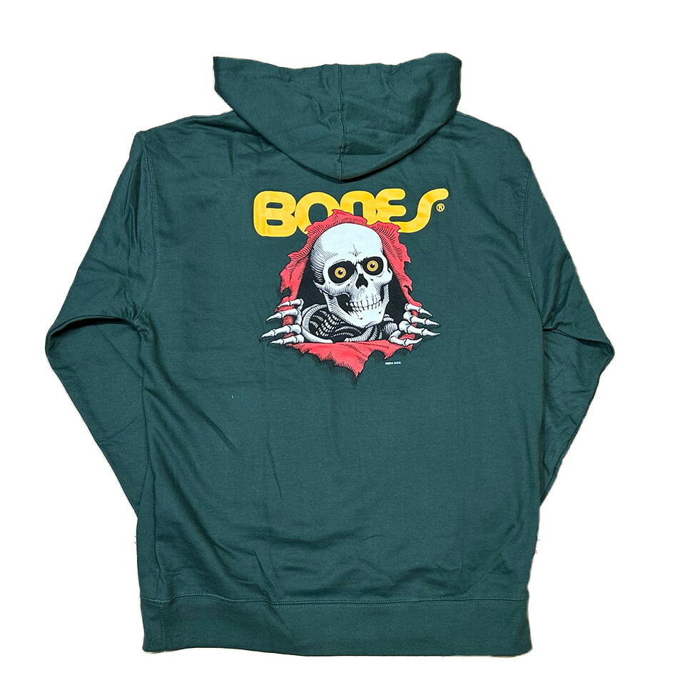楽天市場】【 BONES / RIPPER HOODIE / ALPINE GREEN 】 ボーンズ