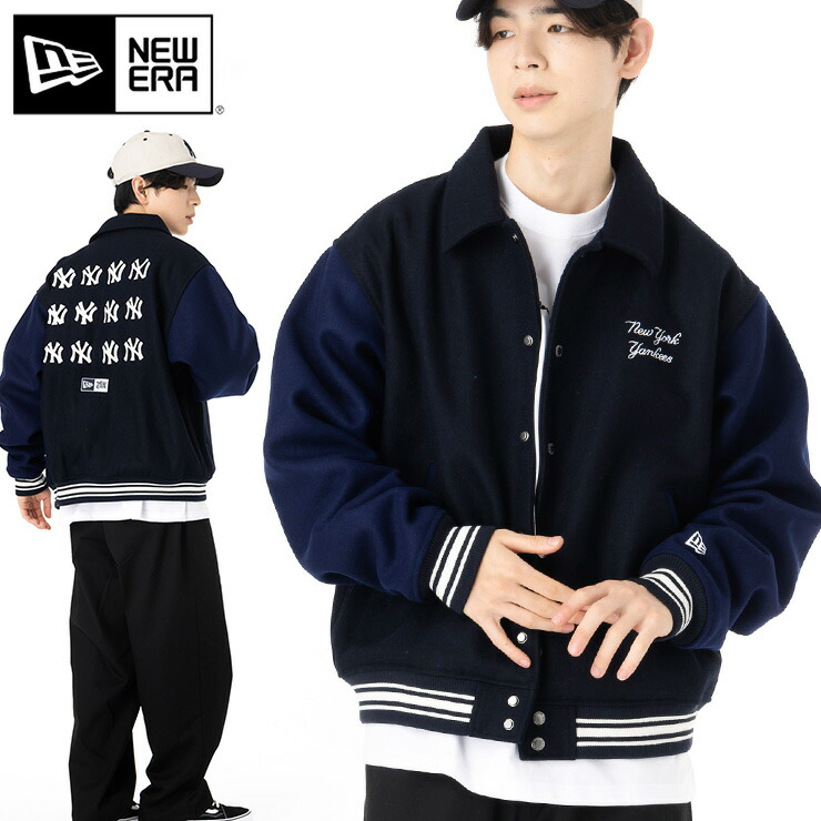 楽天市場】ニューエラ ジャケット NEW ERA スタジャン 中綿 バーシティ