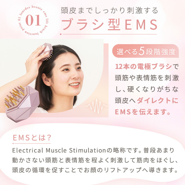楽天市場】【ポイント10倍】アテックスルルド EMSリフトブラシ AX