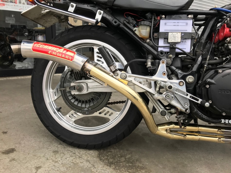 楽天市場】CBX400F 専用設計 不銹鋼真鍮管 4-2-1管!! シリアルナンバー