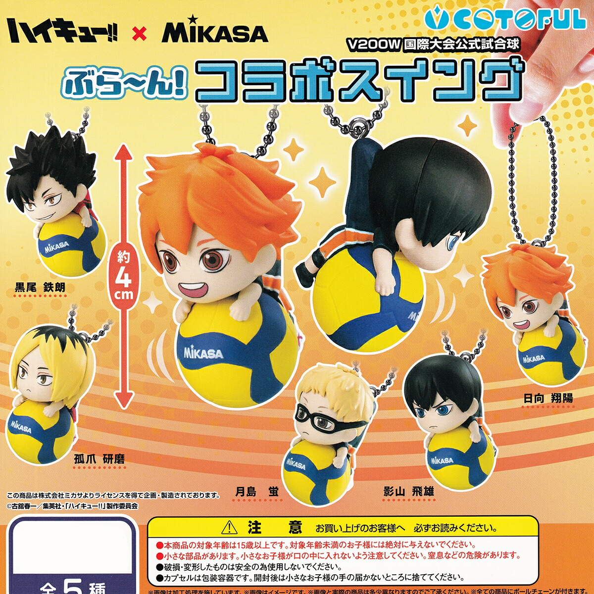 楽天市場】ハイキュー！！×MiKASA ぶら〜ん！コラボスイング コトフル