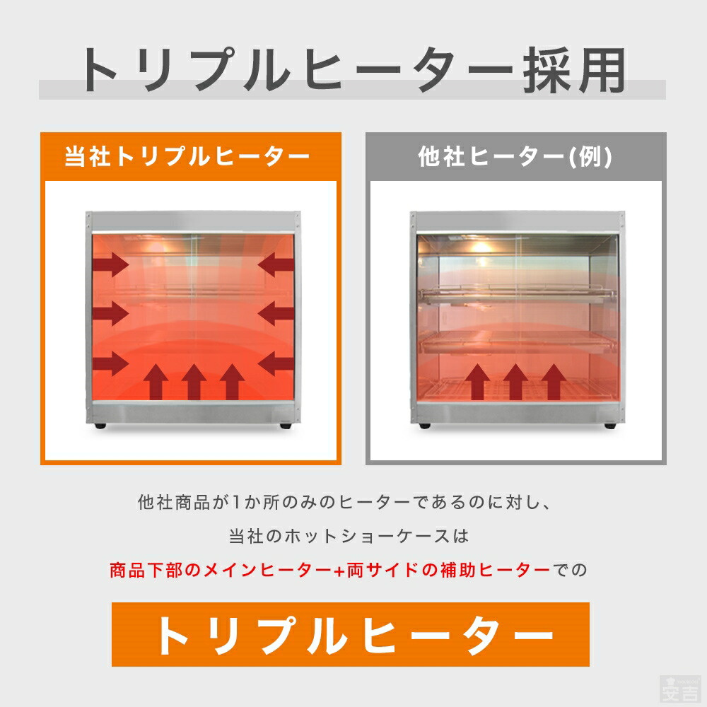 楽天市場】【条件付き送料無料】ホットショーケース 業務用 PRO-9WSE
