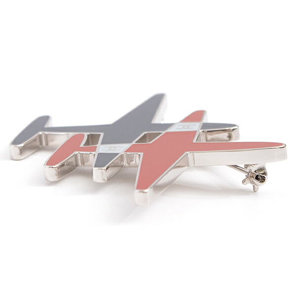 楽天市場】シャネル CHANEL エアライン 飛行機デザイン ブローチ