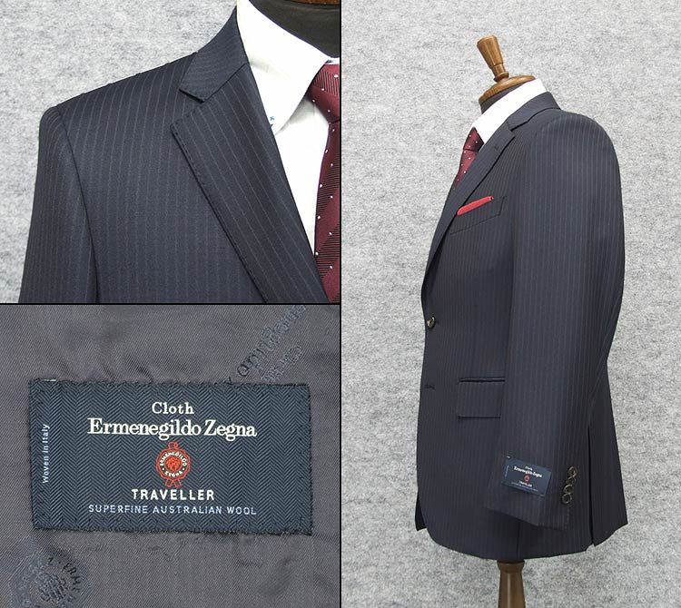 楽天市場】秋冬物 [Ermenegildo Zegna]ゼニア生地 TRAVELLER使用