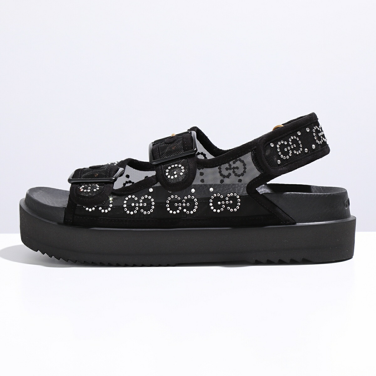 楽天市場】GUCCI グッチ サンダル 701158 F13A0 レディース クリスタル