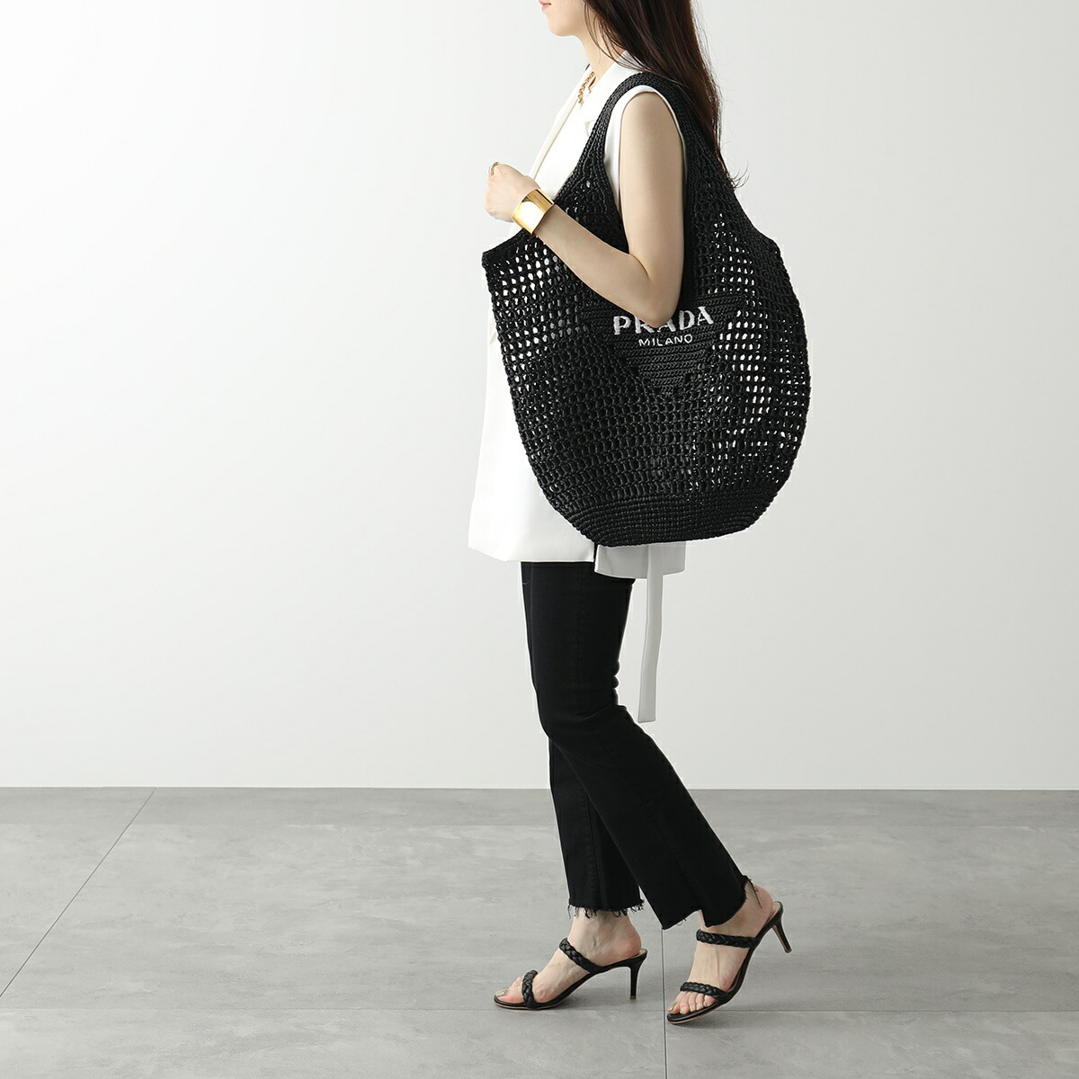 楽天市場】PRADA プラダ かごバッグ 1BG424 2A2T OOO レディース