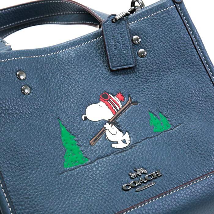 楽天市場】コーチ COACH デンプシー トート ペブルレザー スヌーピー