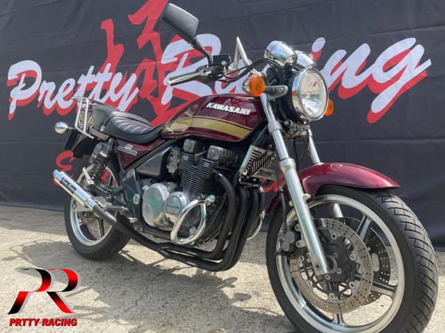 楽天市場】KAWASAKI ゼファー400/χ 分割式 42.7π (極) 黒 サイレンサー