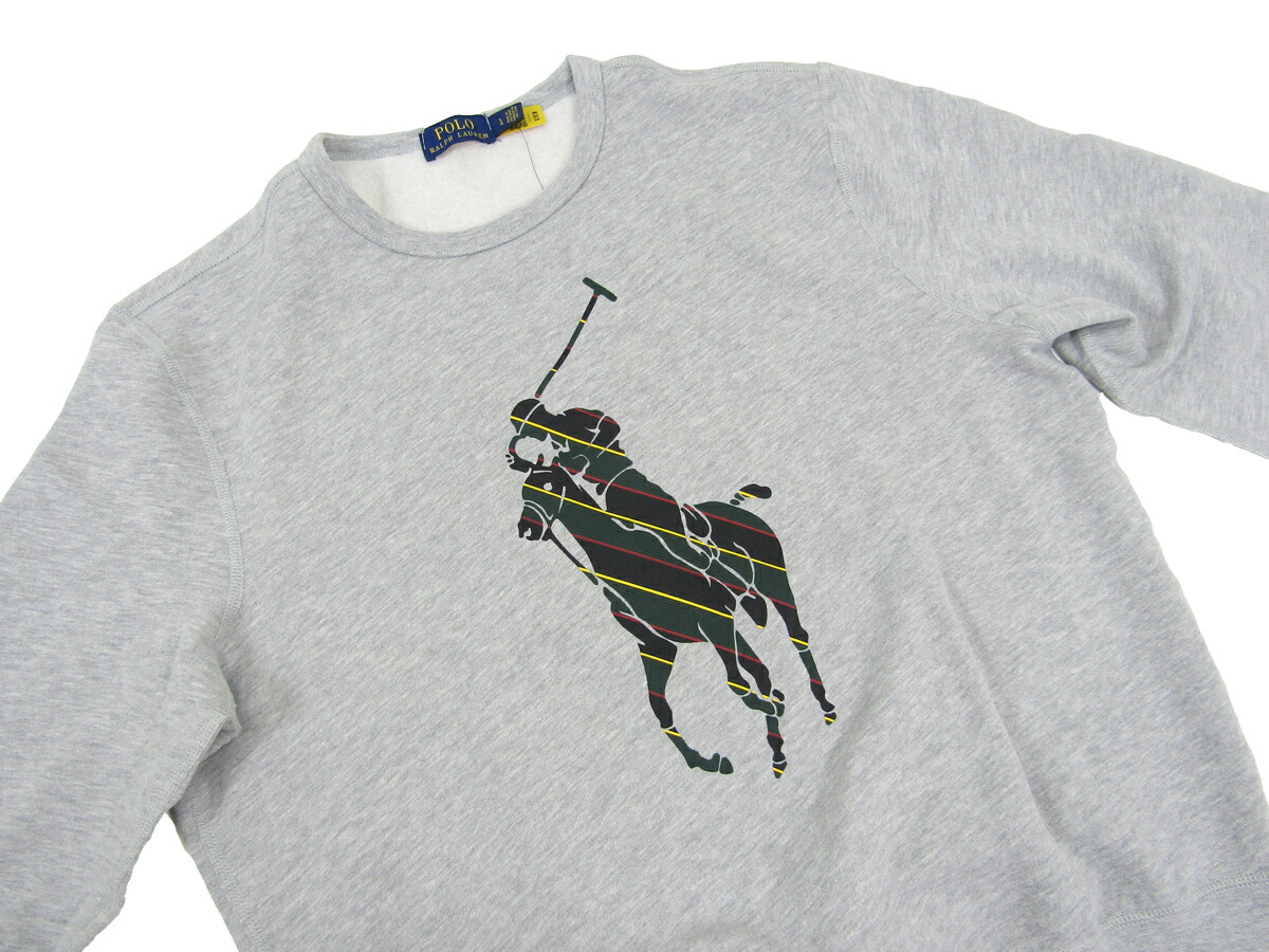 楽天市場】ポロ ラルフローレン メンズ ビッグポニープリント クルー