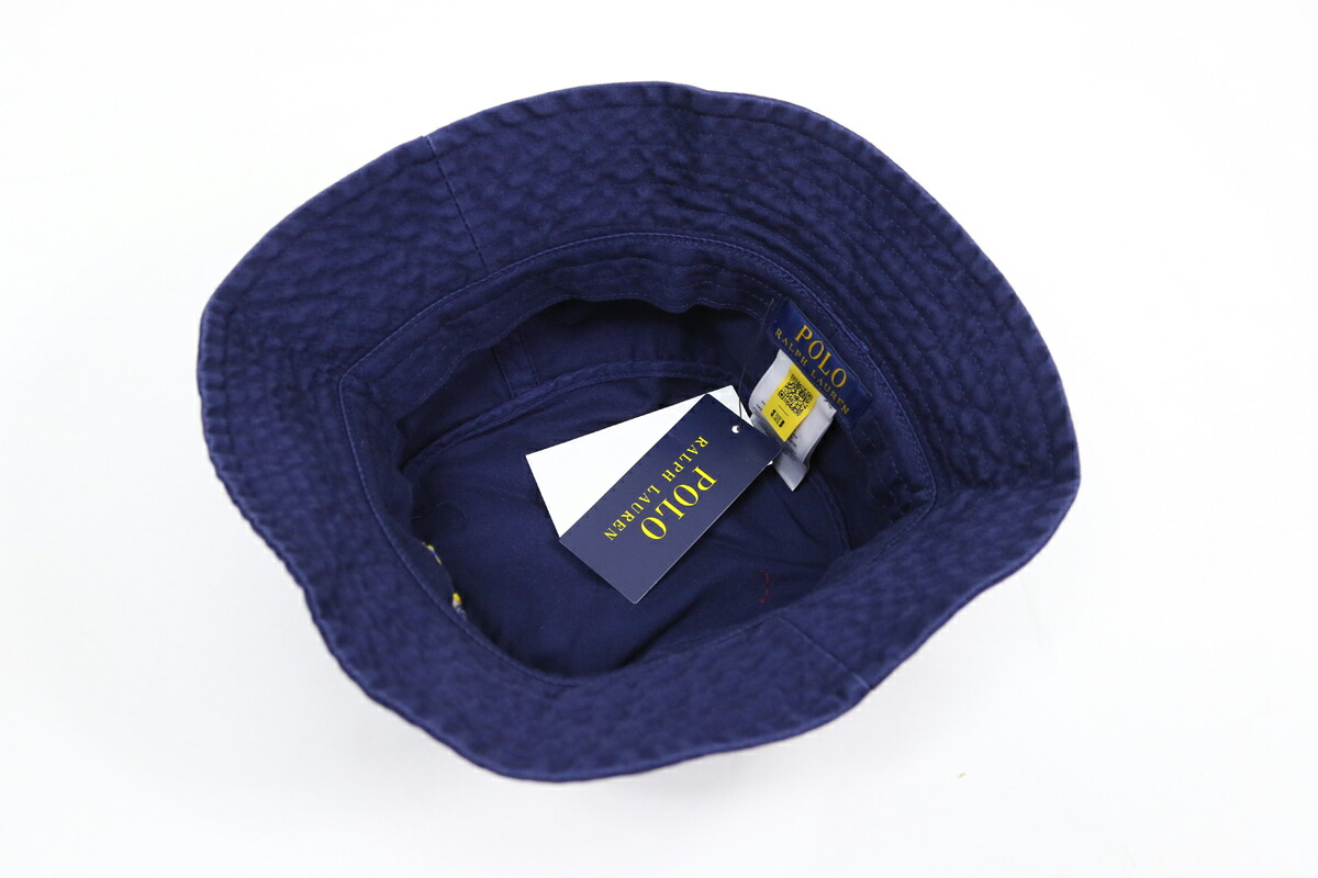 楽天市場】ポロ ラルフローレン ポロベアー刺繍 コットン バケット