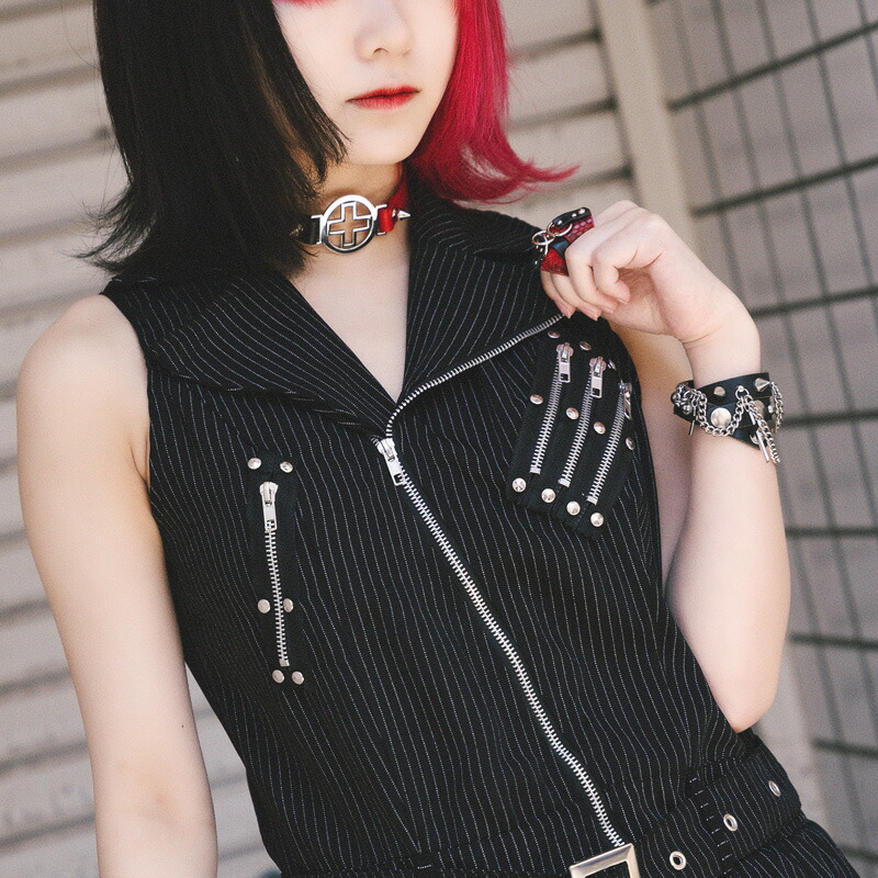 楽天市場】PUNKS ZIPワンピース パンク ファッション ロック V系