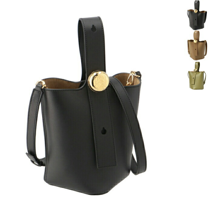 楽天市場】ロエベ LOEWE バケットバッグ ペブル ミニ ショルダー ミニ