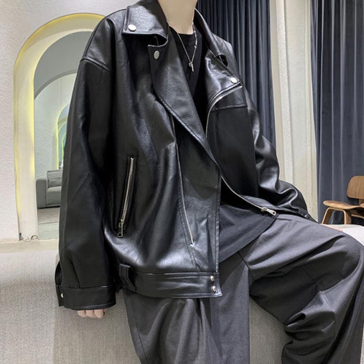 楽天市場】レザージャケット メンズ スタジャン ジャケット ライダース