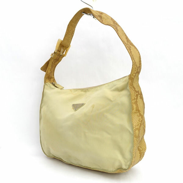 楽天市場】プラダ ナイロン ショルダーバッグ（カラーベージュ）の通販