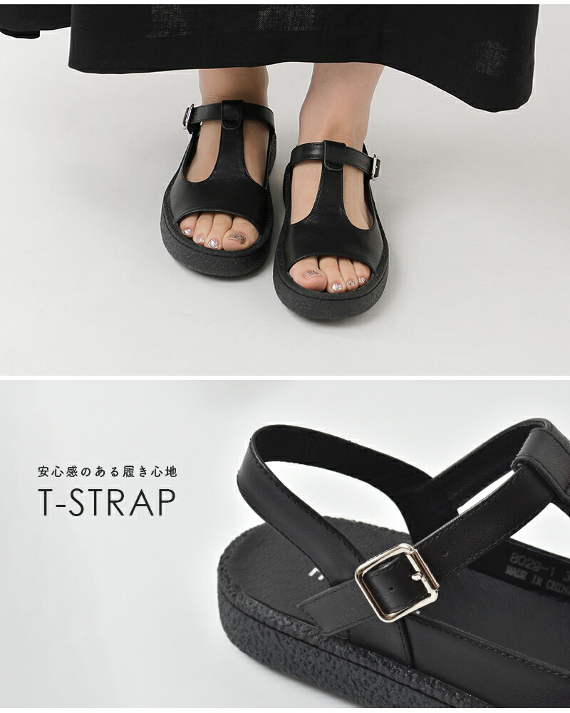 楽天市場】モヒ MOHI サンダル レザー Tストラップ オープントゥ