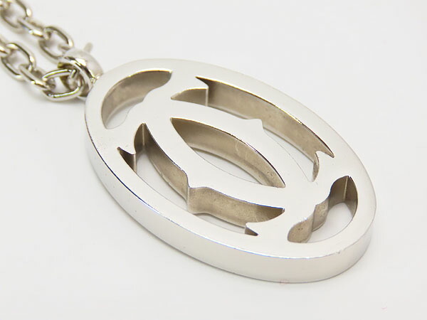 楽天市場】カルティエ Cartier 2Cロゴ チャーム キーリング