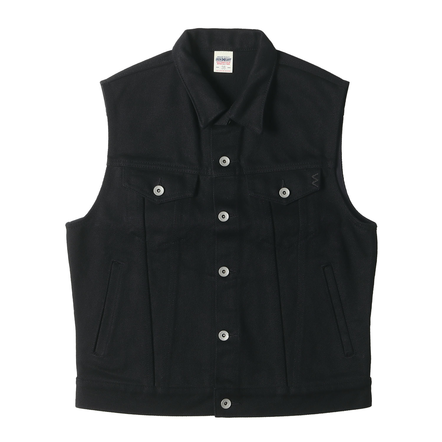 楽天市場】IRON HEART アイアンハート ベスト サイズ:36(S) 9256V 21oz