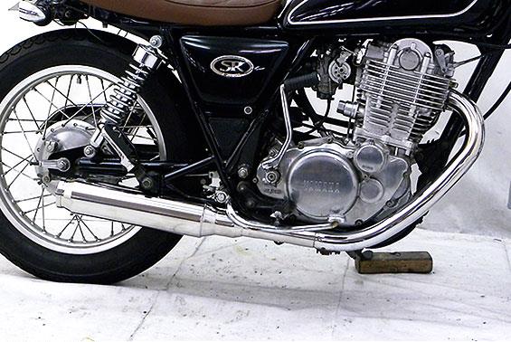 うにsr400キャブ車用 アップマフラー サイレンサータイプ うにsr400