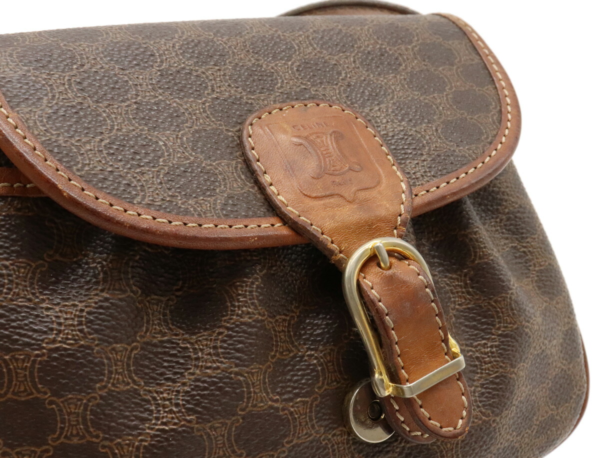 楽天市場】【バッグ】CELINE セリーヌ マカダム柄 ミニショルダー