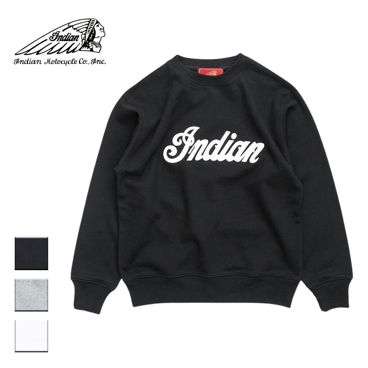楽天市場】【送料無料】 Indian インディアン Heavy weight crew neck