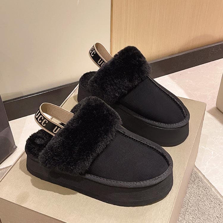 楽天市場】 サンダル ファーサンダル レディース エコファー もこもこ