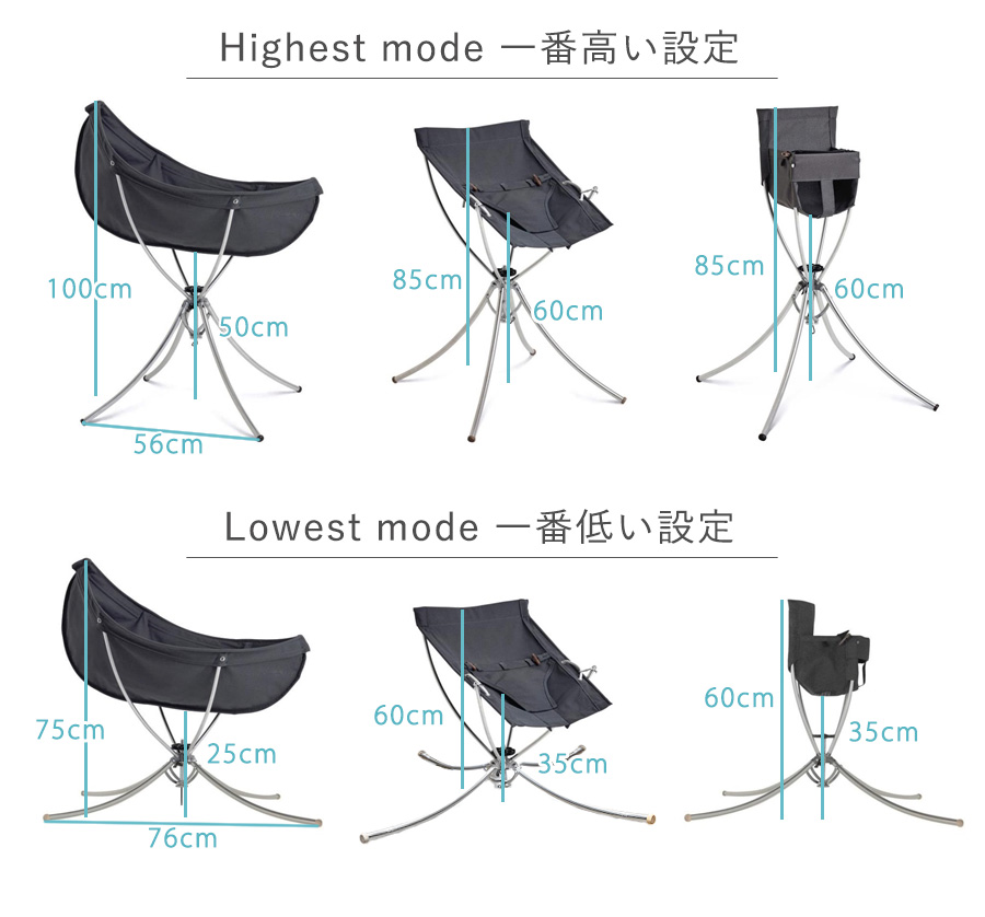 楽天市場】ヴァガロ vaggaro 持ち運びやすい 折りたたみ スリーウェイ