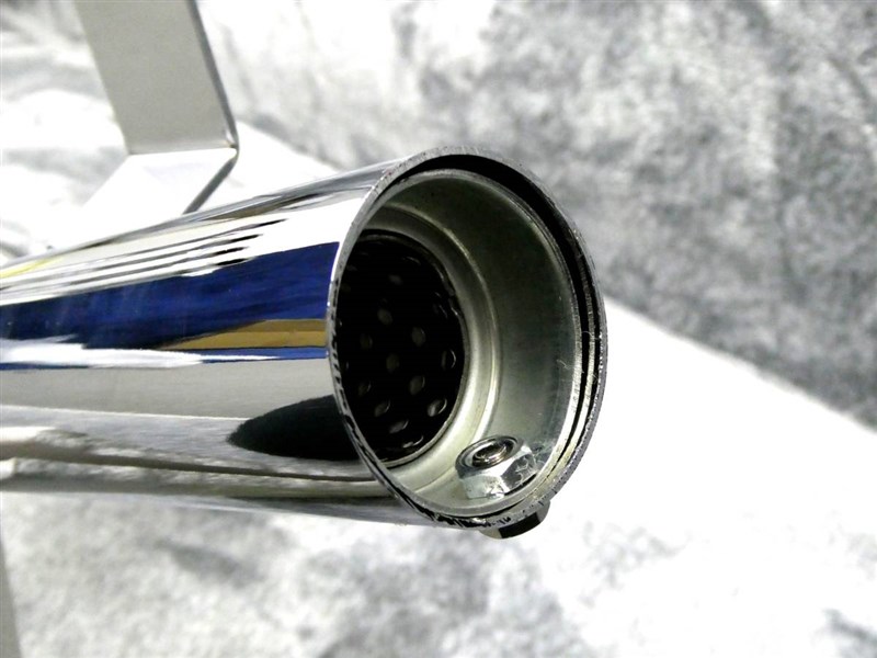 楽天市場】ゼファー400 マフラー 豪 左出し メッキ 50．8π