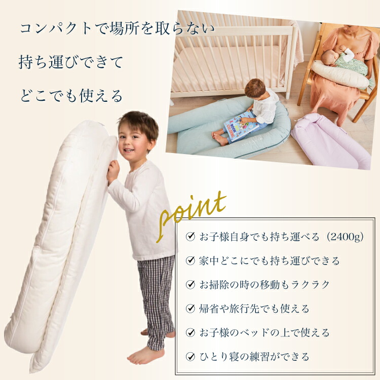 楽天市場】【ドッカトット公式】 ベビーベッド ベッドインベッド