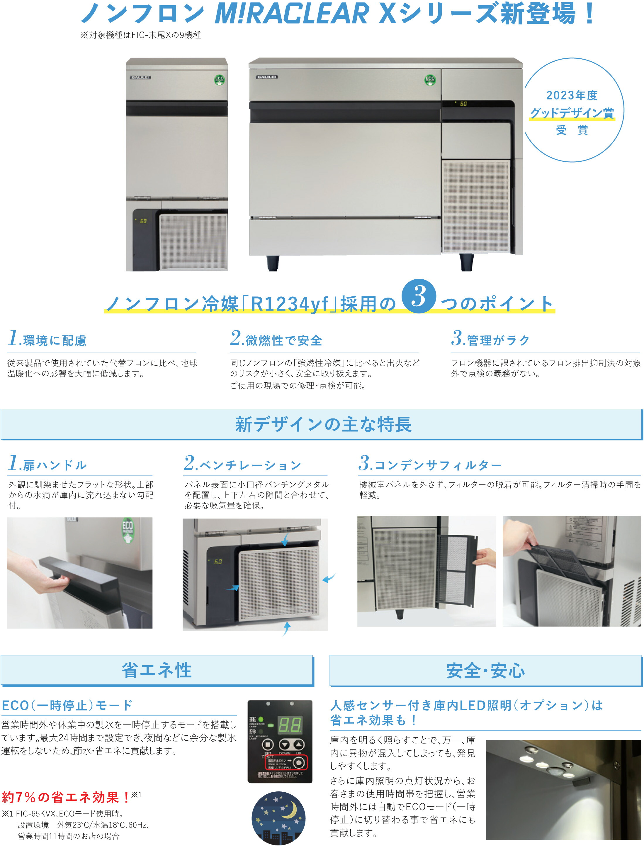 楽天市場】FIC-35KTX1 フクシマガリレイ 自動製氷機 キューブアイス